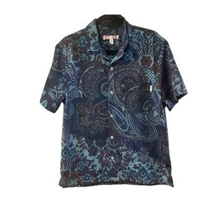 Urban Outfitters Men’s Paisley Print Button Down Shirt